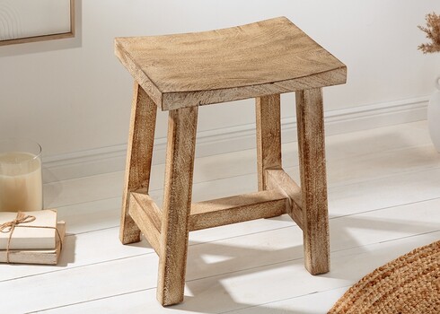 Taburet FINCA pruun, 40x30xH45 cm