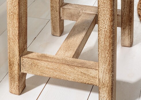 Taburet FINCA pruun, 40x30xH45 cm