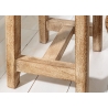 Taburet FINCA pruun, 40x30xH45 cm