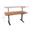Elektriliselt reguleeritav kirjutuslaud MAMMUT pruun, 140x80xH73-118 cm