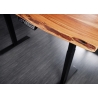 Elektriliselt reguleeritav kirjutuslaud MAMMUT pruun, 140x80xH73-118 cm