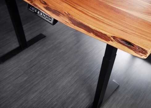 Elektriliselt reguleeritav kirjutuslaud MAMMUT pruun, 160x80xH73-118 cm