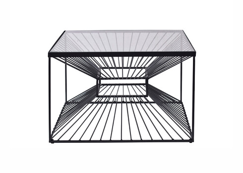 Diivanilaud ILLUSION must, 60x60xH37 cm