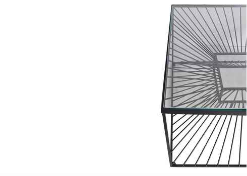 Diivanilaud ILLUSION must, 60x60xH37 cm