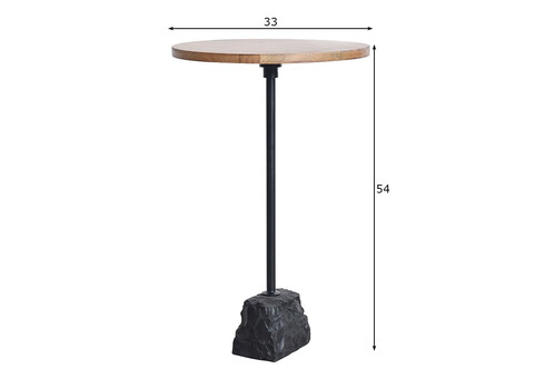 Abilaud TRAYFUL helepruun, 33x33xH54 cm