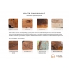 Taburet FINCA pruun, 40x30xH45 cm