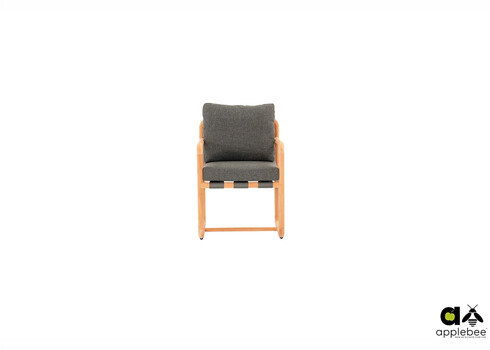 Söögitool Apple Bee DOLCE pruun / hall, 60x65xH83 cm