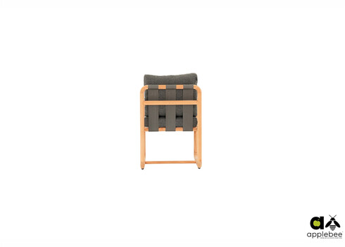 Söögitool Apple Bee DOLCE pruun / hall, 60x65xH83 cm