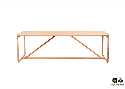 Söögilaud Apple Bee DOLCE pruun / hall, 240x100xH76 cm