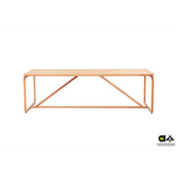 Söögilaud Apple Bee DOLCE pruun / hall, 240x100xH76 cm