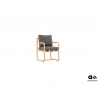 Aiamööbli komplekt Apple Bee DOLCE pruun / hall, söögilaud + 6 tooli
