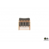 Tugitool Apple Bee DOLCE pruun / hall, 75x84xH67 cm