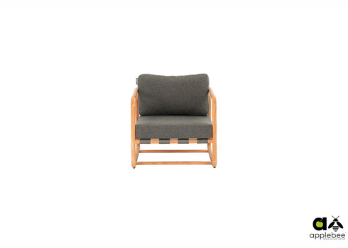 Tugitool Apple Bee DOLCE pruun / hall, 75x84xH67 cm