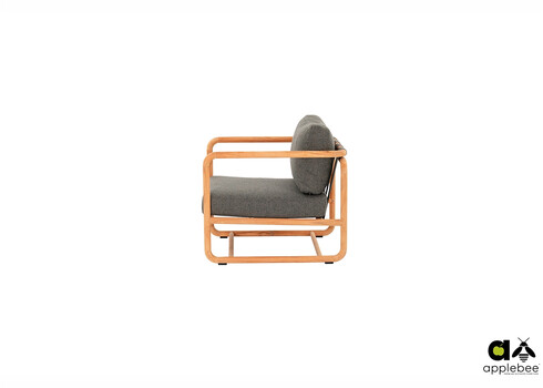 Tugitool Apple Bee DOLCE pruun / hall, 75x84xH67 cm