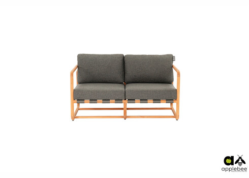 Diivan Apple Bee DOLCE pruun / hall, 142x78xH67 cm