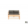 Diivan Apple Bee DOLCE pruun / hall, 142x78xH67 cm