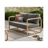 Diivan Apple Bee DOLCE pruun / hall, 142x78xH67 cm