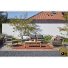 Diivan Apple Bee DOLCE pruun / hall, 142x78xH67 cm