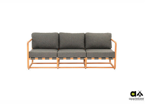 Diivan Apple Bee DOLCE pruun / hall, 209x78xH67 cm