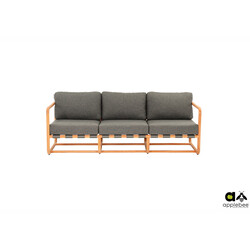 Diivan Apple Bee DOLCE pruun / hall, 209x78xH67 cm