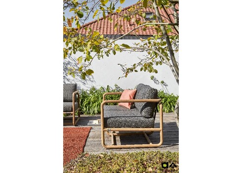 Diivan Apple Bee DOLCE pruun / hall, 209x78xH67 cm