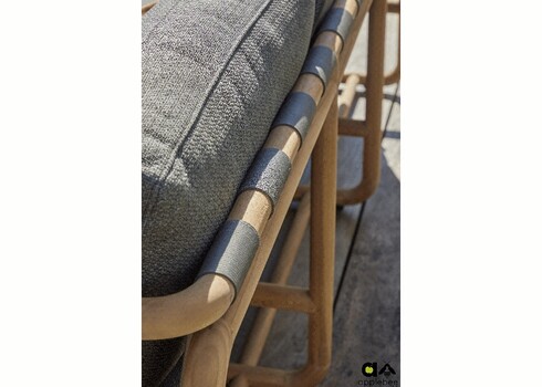 Diivan Apple Bee DOLCE pruun / hall, 209x78xH67 cm