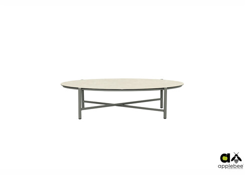 Diivanilaud Apple Bee BORA BORA valge / hall, 130x65xH33 cm