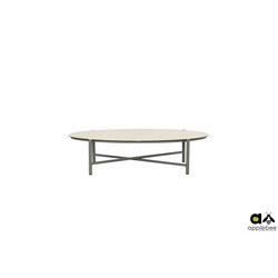 Diivanilaud Apple Bee BORA BORA valge / hall, 130x65xH33 cm