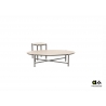 Abilaud Apple Bee BORA BORA valge / hall, 46x46xH46 cm