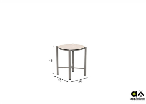 Abilaud Apple Bee BORA BORA valge / hall, 46x46xH46 cm