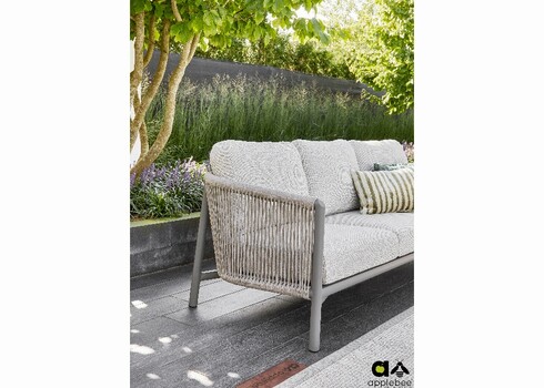 Aiamööbli komplekt Apple Bee BORA BORA valge / hall