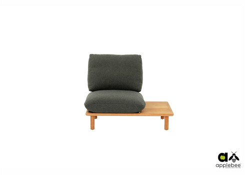 Tugitool Apple Bee SLING pruun / hall, 108x85xH62 cm