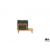 Tugitool parem Apple Bee SLING pruun / hall, 108x85xH62 cm