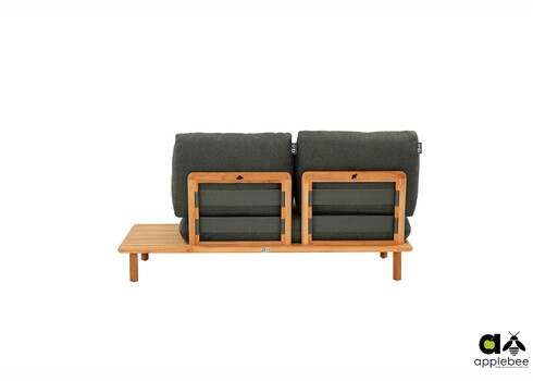 Diivan vasak Apple Bee SLING pruun / hall, 175x85xH62 cm