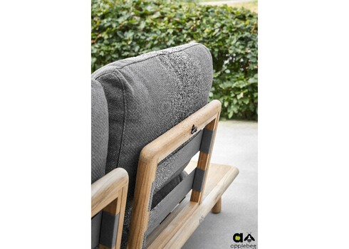 Diivan vasak Apple Bee SLING pruun / hall, 242x85xH62 cm