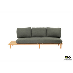 Diivan parem Apple Bee SLING pruun / hall, 242x85xH62 cm