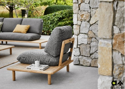 Aiamööbli komplekt Apple Bee SLING pruun / hall