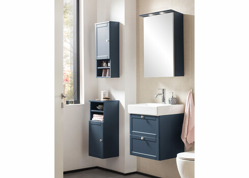 Valamukapp + valamu JESPER tumesinine, 50x40xH57 cm