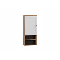 Seinakapp JESPER valge / tamm, 30x16xH70 cm