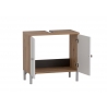 Valamukapp JESPER valge / tamm, 60x32xH58,5 cm