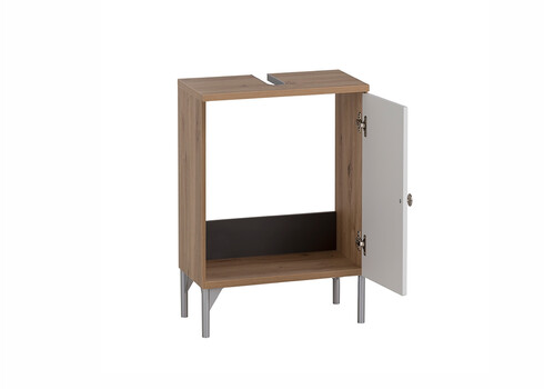 Valamukapp JESPER valge / tamm, 40x32xH58,5 cm