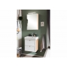 Valamukapp + valamu JESPER valge / tamm, 50x40xH57 cm