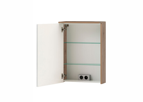 Peegelkapp JESPER tamm, 50x16xH72 cm