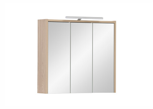 Peegelkapp JUBA tamm, 65x16x60 cm