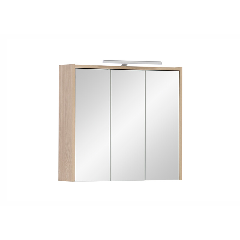 Peegelkapp JUBA tamm, 65x16x60 cm