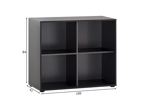 Riiul AINO must, 100x41xH84 cm