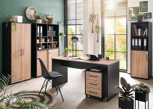 Riiul AINO must, 100x41xH84 cm