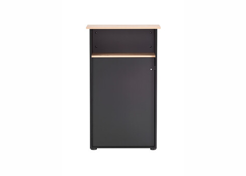 Vastuvõtulaud EMMY tamm / mattmust, 66x44xH110,5 cm