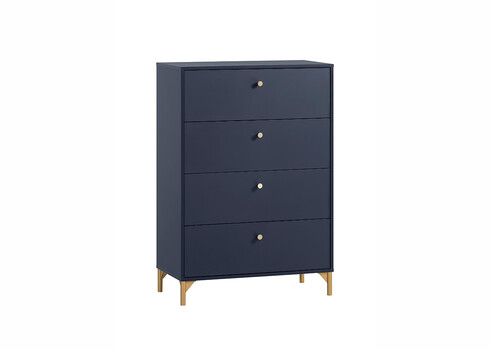 Kummut ALFA tumesinine, 80x40xH117 cm