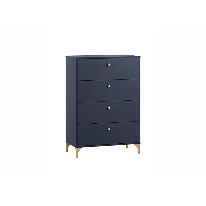 Kummut ALFA tumesinine, 80x40xH117 cm